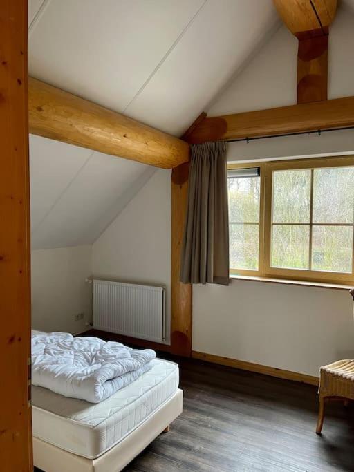 Unieke Houten Villa Met Sauna In Twente - 6P Den Ham Eksteriør bilde