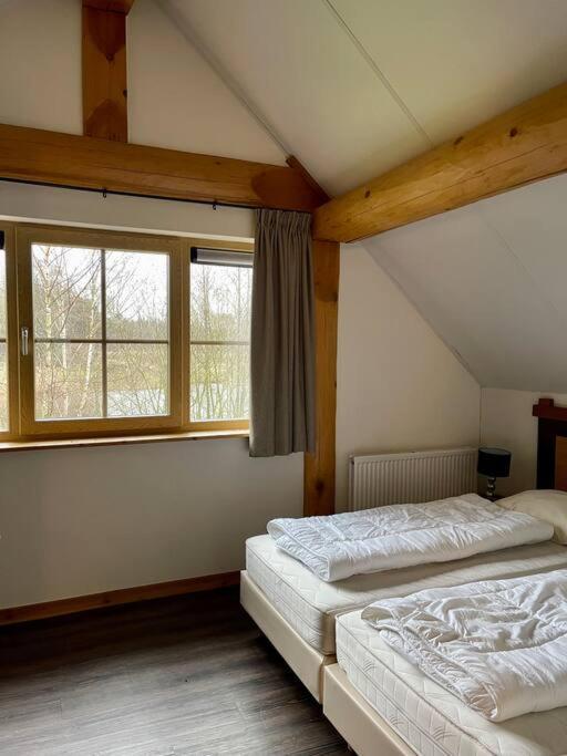 Unieke Houten Villa Met Sauna In Twente - 6P Den Ham Eksteriør bilde