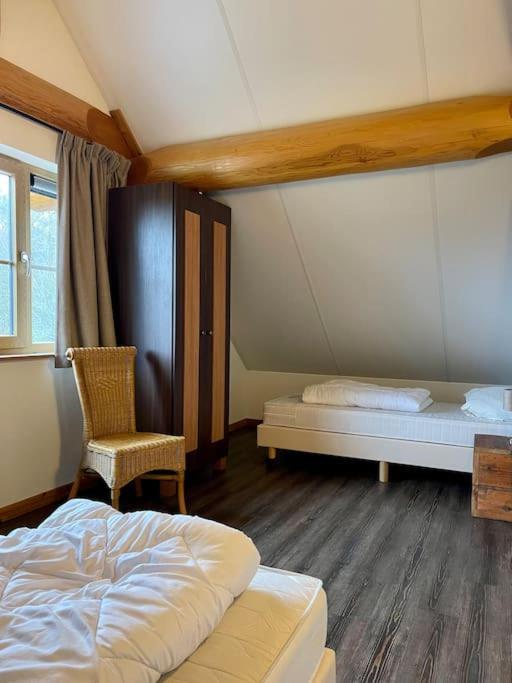 Unieke Houten Villa Met Sauna In Twente - 6P Den Ham Eksteriør bilde