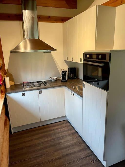 Unieke Houten Villa Met Sauna In Twente - 6P Den Ham Eksteriør bilde