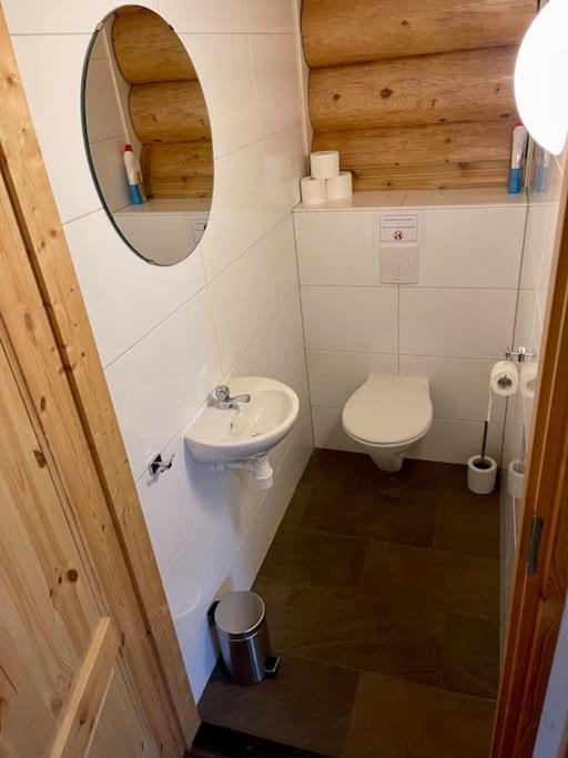 Unieke Houten Villa Met Sauna In Twente - 6P Den Ham Eksteriør bilde