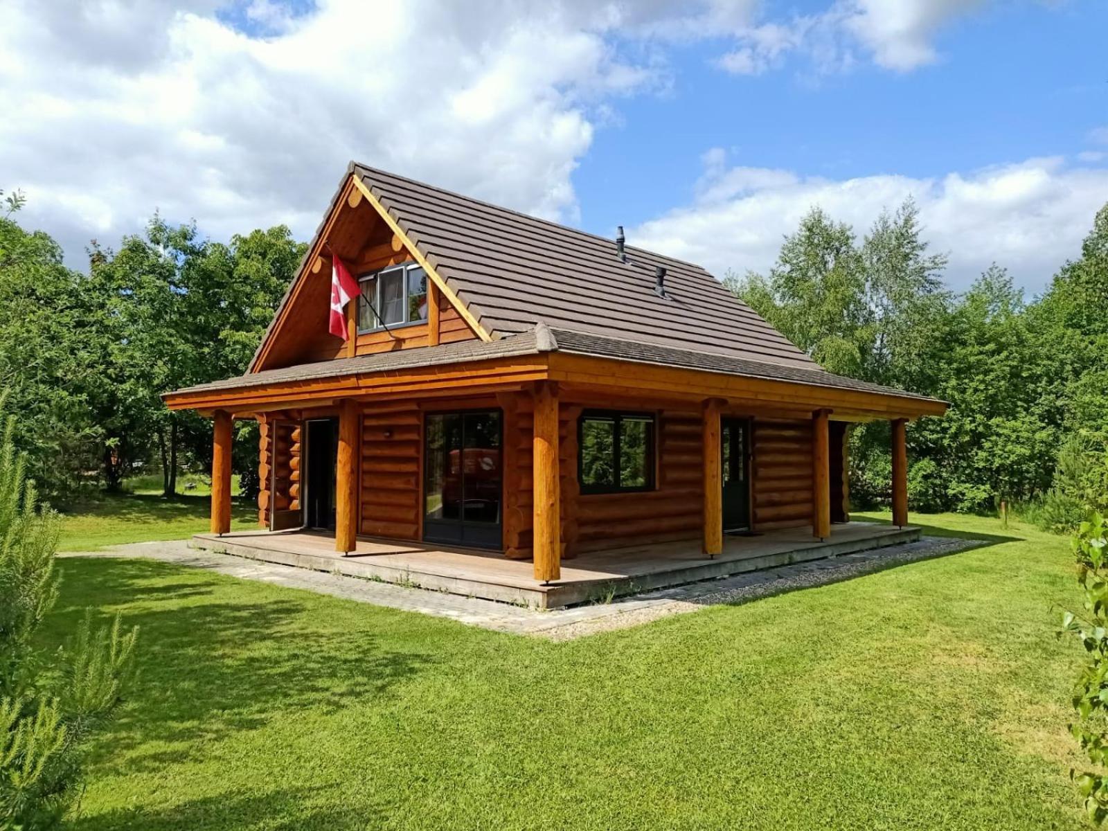 Unieke Houten Villa Met Sauna In Twente - 6P Den Ham Eksteriør bilde