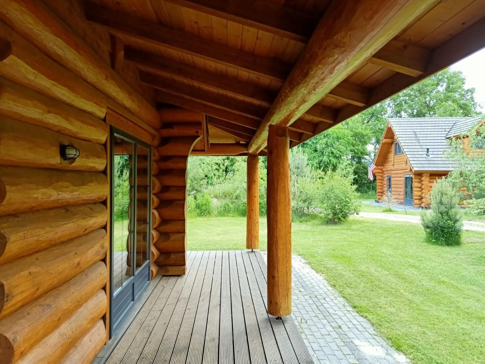 Unieke Houten Villa Met Sauna In Twente - 6P Den Ham Eksteriør bilde