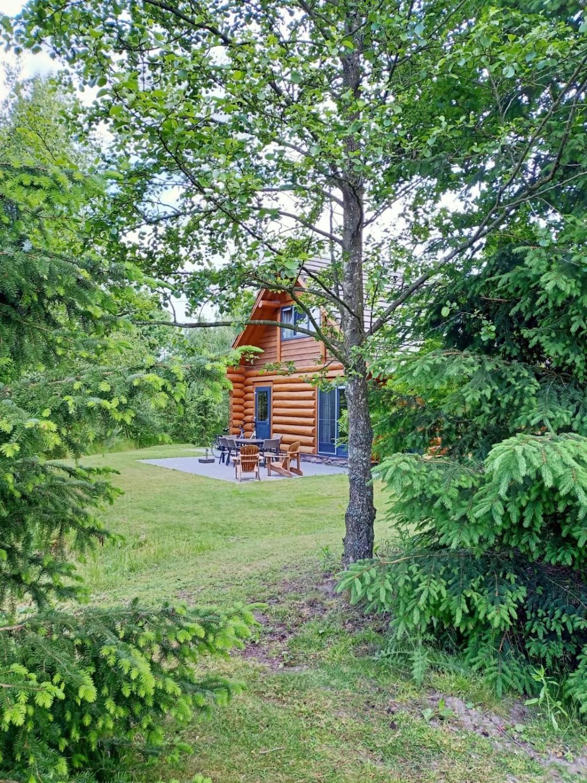 Unieke Houten Villa Met Sauna In Twente - 6P Den Ham Eksteriør bilde