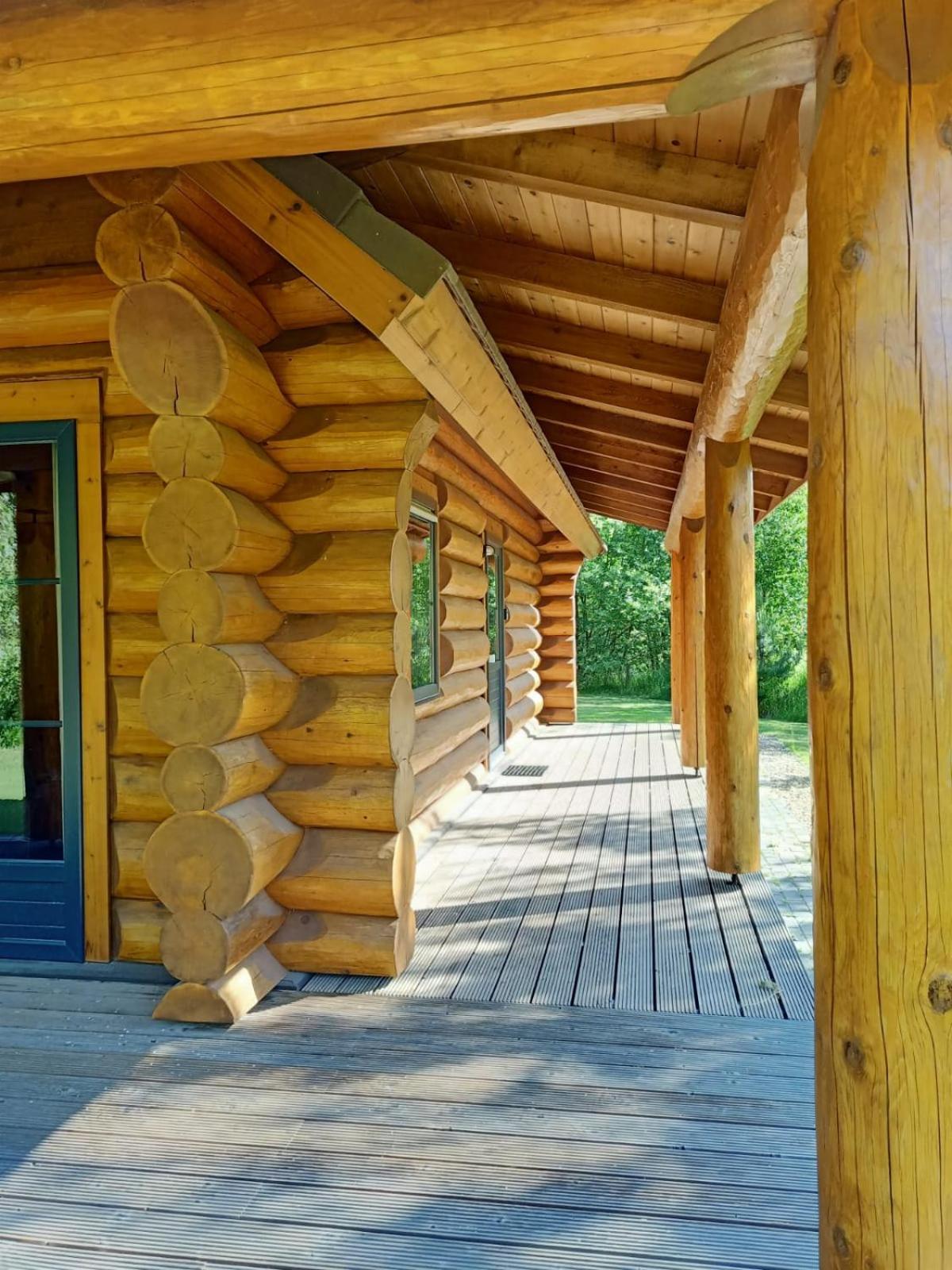 Unieke Houten Villa Met Sauna In Twente - 6P Den Ham Eksteriør bilde